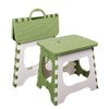 UoeRing 2-Pack Plastic Folding Stool, Portable and Hanging. Non Slip