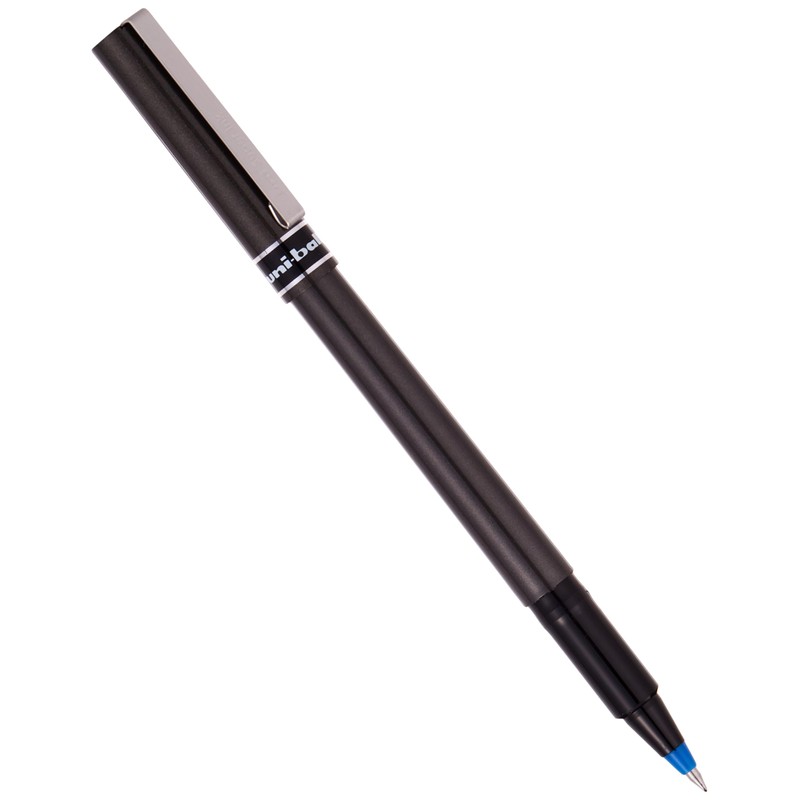 uni-ball Deluxe Micro Point Roller Ball Pens, Blue (60027)