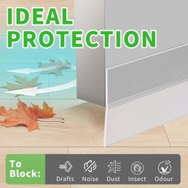 Updated Weather Stripping Door Seal, Door Draft Stopper Silicone Seal Strip for House and Glass Shower Doors for Windows Gaps of Collision and Side, Window Insulation for Winter