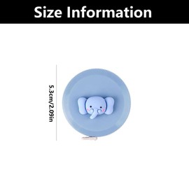 4 PCS Retractable Kids Tape Measure Sewing, Retractable Measuring Tape, Novelty Tape Measure, Cute Tape Measures for Sewing(1.5m)