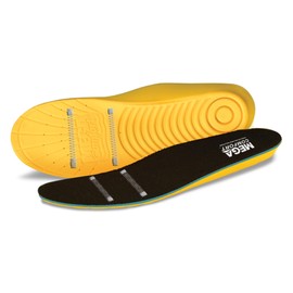 MEGAComfort PAMESD-M1213 Personal Anti-Fatigue Mat ESD Anti-Static Insole,(1 per Pack), Yellow,black, Men's Size 12-13