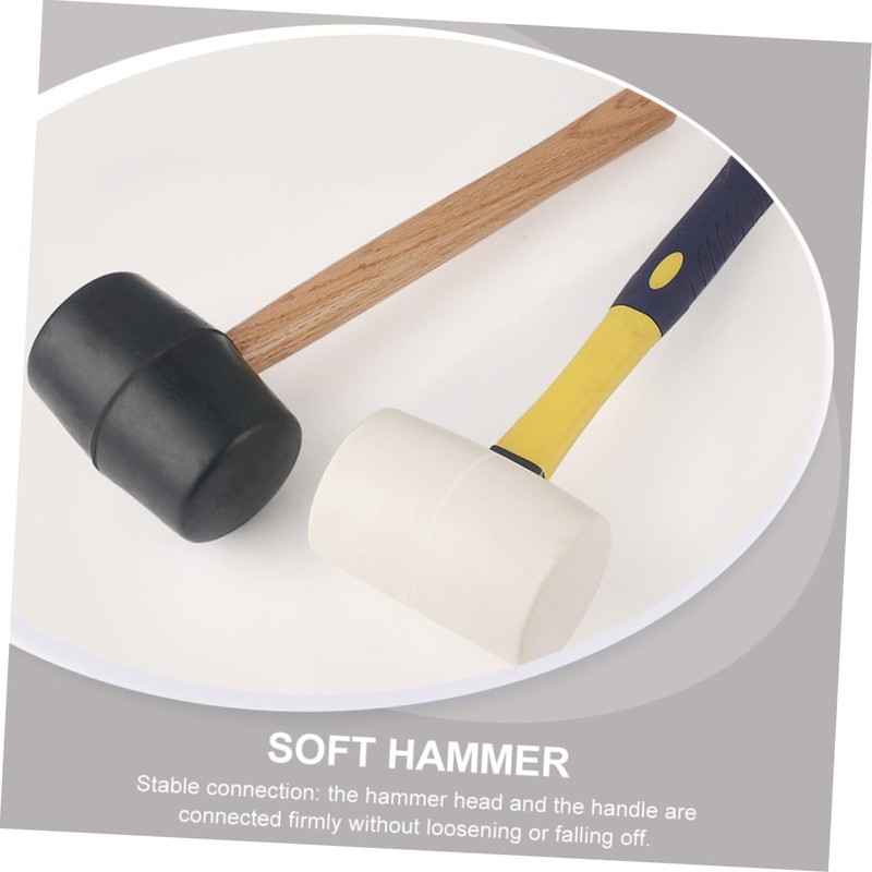 LALAFINA 1pc Practical Rubber Mallet Hammer for Flooring Installation Wear