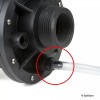 Waterway Drain Plug Barb Adapter for Hot Tub Spa Pumps