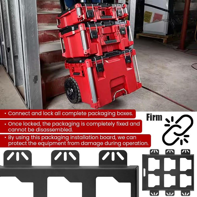 Mounting Plate Compatible with Milwauke-e Packout, 50Lbs Load Capacity for