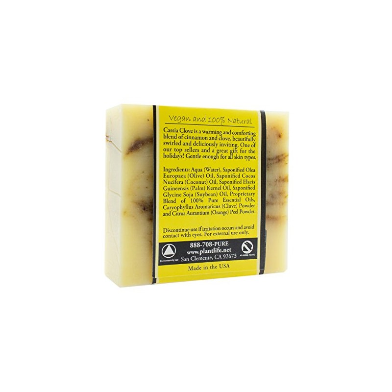 Cassia Clove 100% Pure & Natural Aromatherapy Herbal Soap- 4
