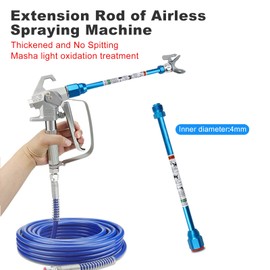 Airless Paint Sprayer Spray Gun Tip Extension Pole Rod 1pc Airless Sprayer Gun Spray Painting Wand 10inch