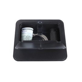 Heutamo Armrest Storage Box Compatible with Toyota Land Cruiser 250 Prado J250 LC250 2024 2025, Center Console Organizer Storage Box(For Refrigerator/BX Version)