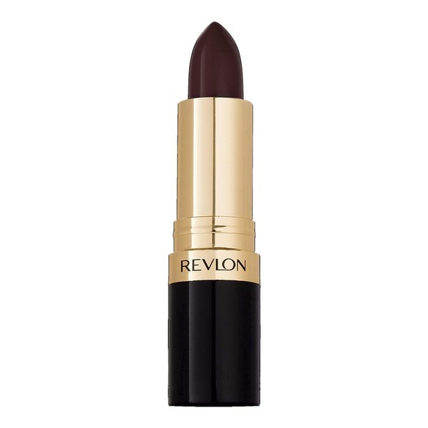 Revlon Super Lustrous Lipstick, High Impact Lipcolor with Moisturizing Creamy Formula, Infused with Vitamin E and Avocado Oil in Plum / Berry, Black Cherry (477)
