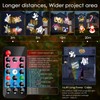 YAZEKY LED Projector Christmas Outdoor 2-in-1 LED Projection Lamp Christmas