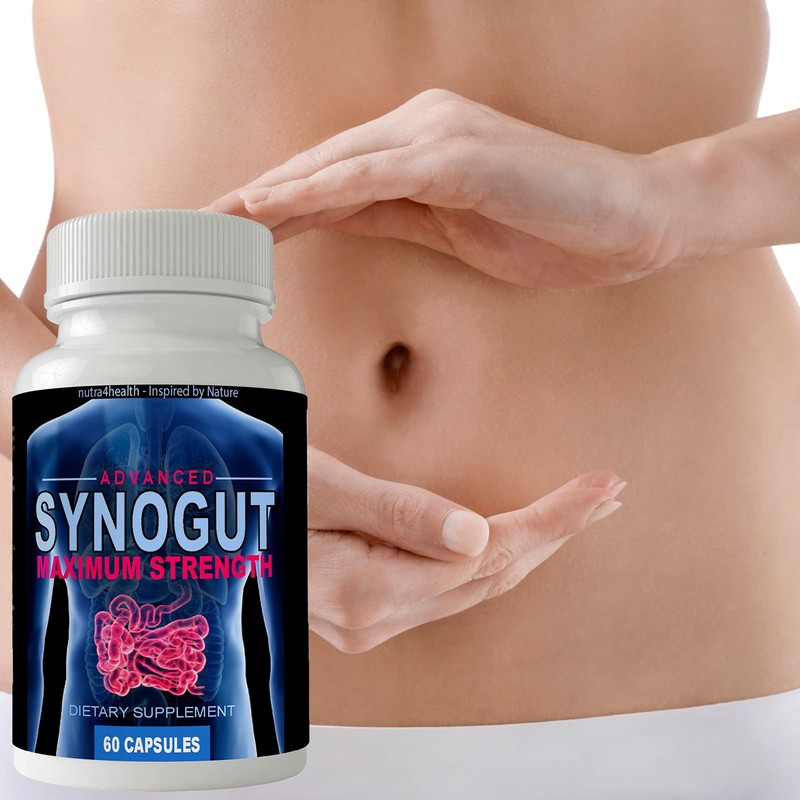Synogut Advanced Maximum Strength Digestive Health and Metabolism Support Supplement