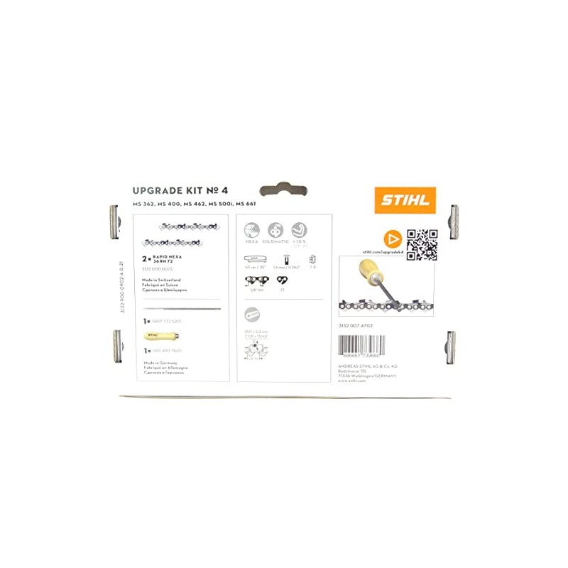Stihl Hexa Upgrade Kit4 50 cm 3/8 1.6 72TG 2x