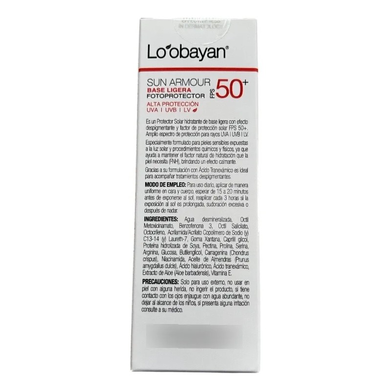 Loobayan Protector Solar Despigmentante Fps