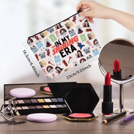 WCGXKO Horror Movie Inspired Makeup Bag Scary Twin Gift for Scary Movie Lover (Shin Bag CA)