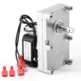 Replacement Agitator & Auger Motor 80456 for US Stove USSC American Harvest 6041 6039 6041i 6037 6033, Breckwell SP6000 Pellet Stoves, 4 RPM Clockwise W/Hole Auger Feed Motor for US Stove