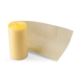 Zigzag Yellow Shower Waterproof Membrane (5" x 21.25') for Bathroom, Shower Wall, Floor, Niche, Pan & More, Easy Installation