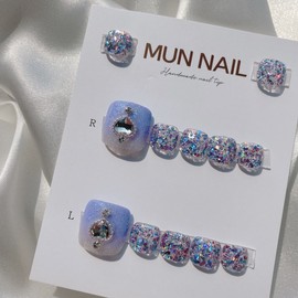 MunNail Aurora Pedi Tip - No. 9 / MunNail 오로라 패디팁 - 9호