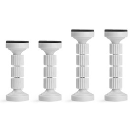 CMD Furniture Fall Prevention, Earthquake Prevention, Tension Rod, Set of 4, Adjustable Height 1.7 - 5.7 inches (4.3 - 14.4 cm), Adjustable Tightening Rod, Short Earthquake, Fall Prevention, Super