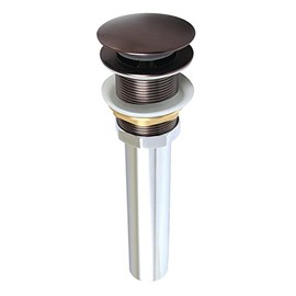 Kingston Brass GCL112ORB Trimscape Brass Pop Up Drain for Cast Iron Utility Sink, Oil Rubbed Bronze