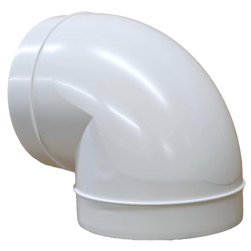 Fantronix 90 Degree Elbow Connector Bend 150mm - 6 inch