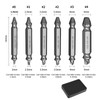 6pcs Bolt Extractor Set, Damaged Screw Extractor Bit Set for