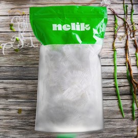 Nelic Hair Mask Perm Scissors Dye Container Quick Cover Disposable Multipurpose Vinyl Hair Cap 100p Transparent 1pc / 넬릭 헤어마스크 파마용가위 염색용기 퀵 커버 일회용 다용도 비닐 헤어 캡 100p 투명 1개