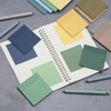Mr. Pen- Transparent Sticky Notes, 3”x3”, Coastal Calm, 12 Pads,