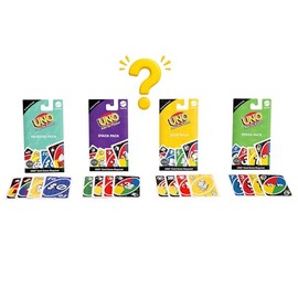 UNO Juego de Cartas Paquetes Complementarios, Expansión con Cartas Especiales para Niños de 7 Años en Adelante