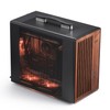 darkFlash Portable Micro-ATX PC Case with Handle, 1 ARGB PWM