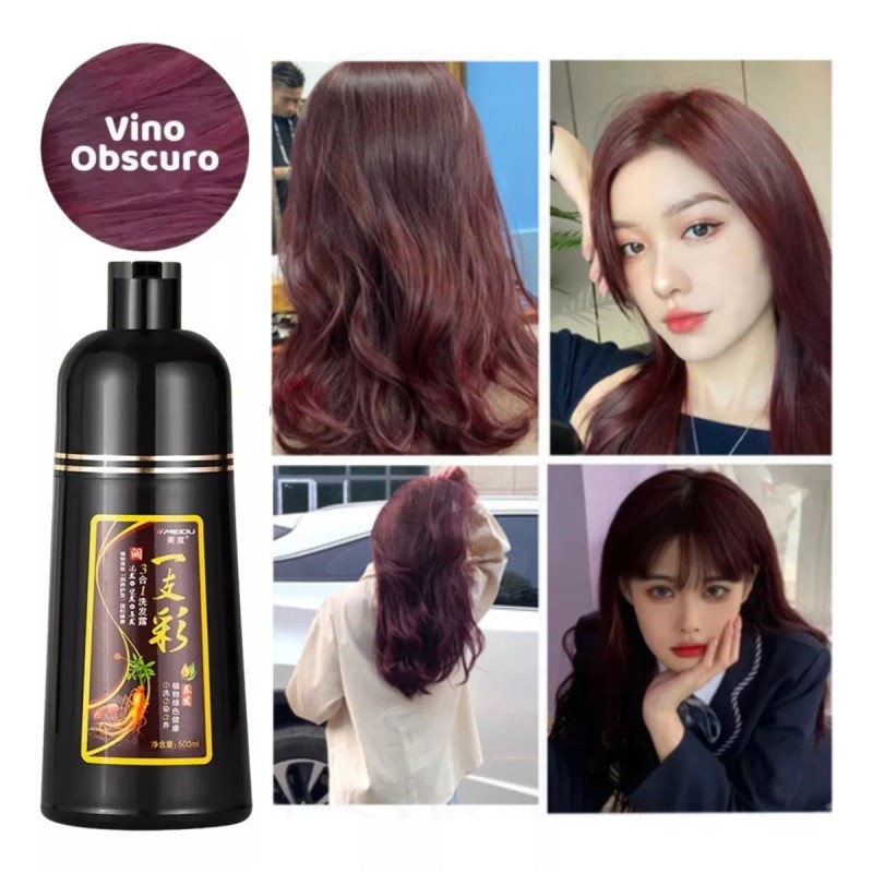 Universo en Linea Shampoo Tinte Instantáneo Cubre Canas Natural +