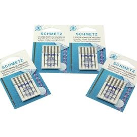 Schmetz 130/705H-SU Super NonStick Needles - Assorted Pack - 20 Needles