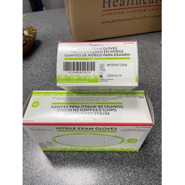 Cardinal Health Nitrile Exam Gloves 150CT  2  Boxes New X-Small