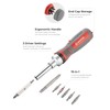 INTERTOOL 19-in-1 Ratcheting Screwdriver Set, Multi-Bit, High Strength Chrome Vanadium