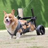 LIU&LIU Adjustable 2 Wheels Pet Wheelchair for Back Legs,Large and