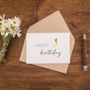 1 Elegant Premium Birthday Card for Golfer Golfer 10.5 x