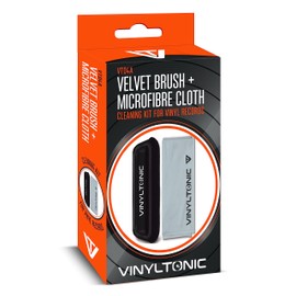 Vinyl Tonic Velvet Brush And Microfibre Cloth Cleaning Kit