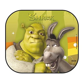 Siepa 13100 2 Side Sun Shades, 44 cm x 38 cm, Shrek Model
