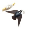 starlingukpk Quality Genuine Leather Falconry Lure/Bird Lure/Winged Swing Lure. (Large)