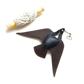 starlingukpk Quality Genuine Leather Falconry Lure/Bird Lure/Winged Swing Lure. (Large)