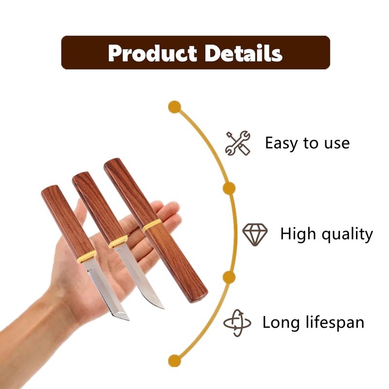 NXPpiULeh 4 PCS Paring Knives Set Professional Peeling Knife Stainless