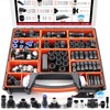 170PCS Push-to-Connect Air Fittings Kit, Quick Connect 1/8",1/4",5/16",3/8",1/2" NPT with