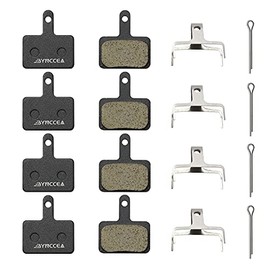 Bynccea Brake Pads 4 Pairs Bicycle Disc Brake Pads for Shimano B01S, B03S Tektro/TRP