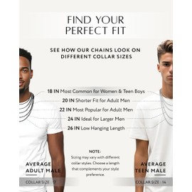 RTZN® Rope Chain for Men – 3mm Rope Mens Silver Chain – Premium Diamond Cut Stainless Steel Necklace for Men – NON-TARNISH & 100% Waterproof Luxurious Mens Chain Necklaces (24" Inches)