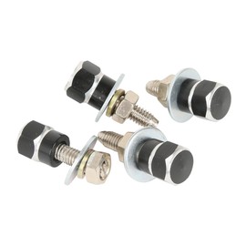 XFMT Motorcycles 4 Hex Aluminum License Plate Tag Frame Bolts Compatible with Harley Road King Glide Choppers Bobbers