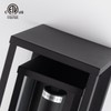 mirrea 14" Classic Outdoor Wall Sconce 1 Light in Matte