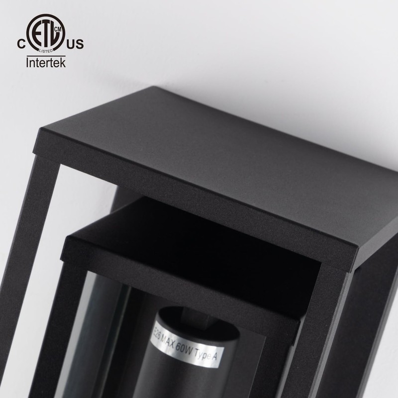 mirrea 14" Classic Outdoor Wall Sconce 1 Light in Matte