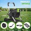 Yestar Upgrade Garden Hose Reel Cart, Holds 200 Ft 5/8"