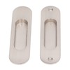 Sliding Door Handles Set Smoothing Surfaces Aluminum Alloy Closet Door