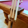 MagiDeal Portable Billiards Snooker Stick Rack Pool Cue Holder Stand