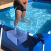 Pool Hanging Storage Basket Adjustable Support Rods Removable Toy Basket