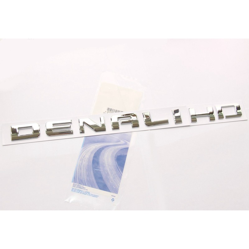 Yoaoo 1x Original Chrome Denalihd Denali Hd Nameplate Emblem Badge